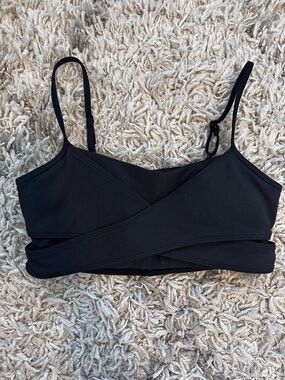 ALO Yoga Black Crisscross Sports Bra